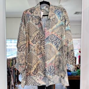 Yavi Silk Button Down Shirt